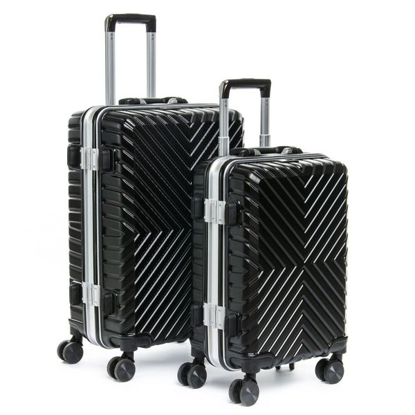 

Комплект чемоданов 2/1 ABS-пластик PODIUM 07 black замок 31482
