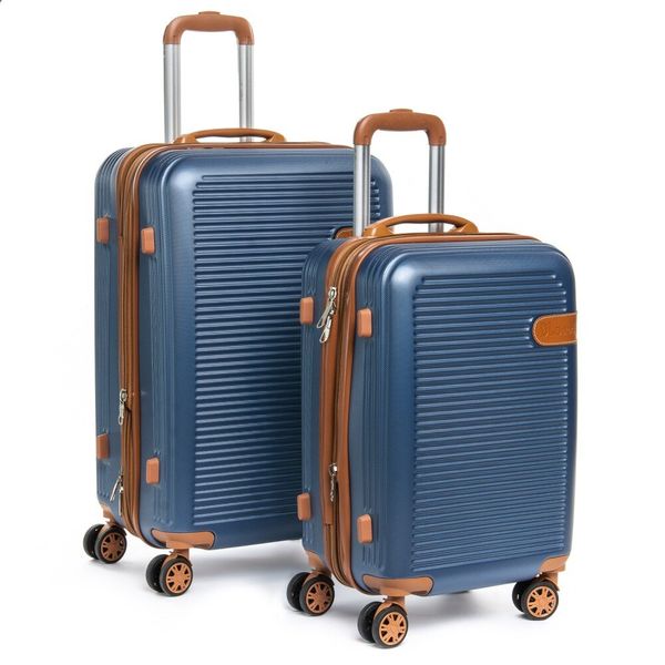

Комплект чемоданов 2/1 ABS-пластик PODIUM 8387 blue змейка 31491