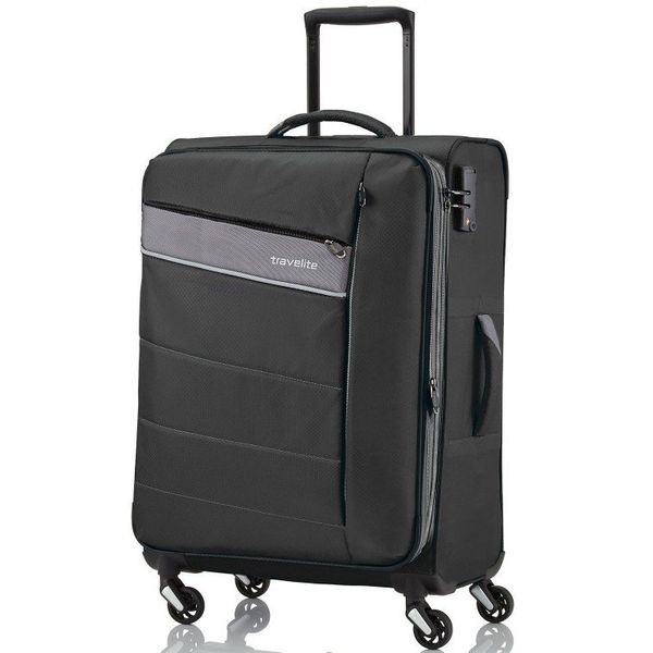 

Чемодан на 4 колесах черный Travelite Kite М 42 x 64 x 27/31 см tl089948-01