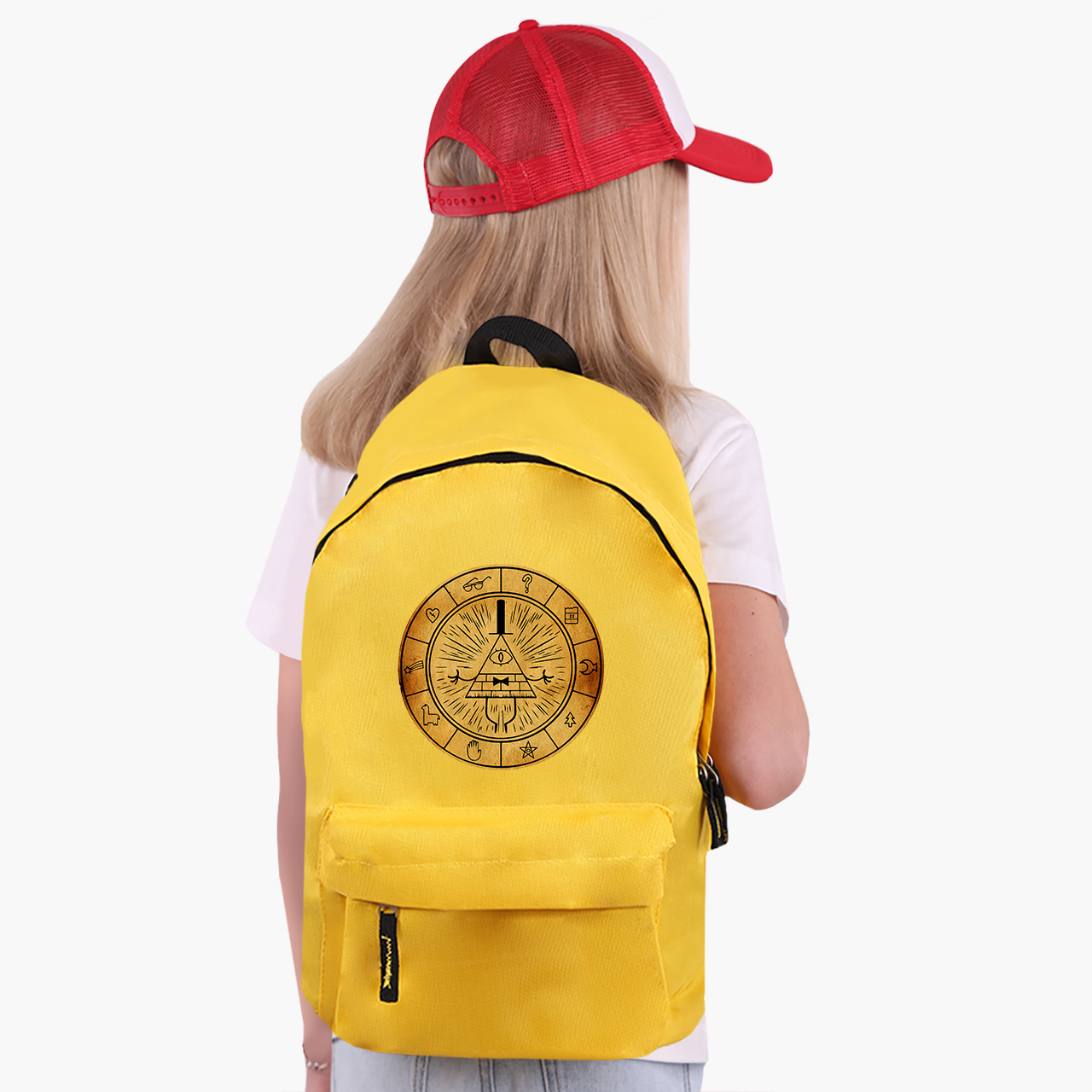 

Рюкзак детский Гравити Фолз Билл Шифр (Gravity Falls Bill Cipher) (9263-2627) 17 л Желтый