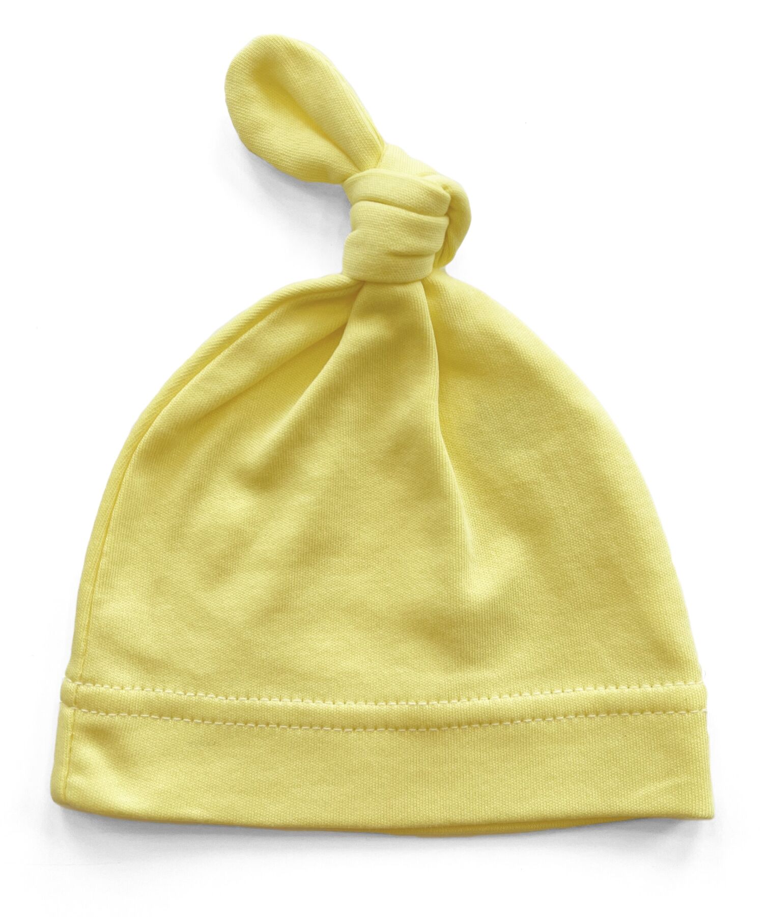 

Шапочка Baby Body 0-6 мес (окружность головы - 38 см) Лимонная с узелком №22