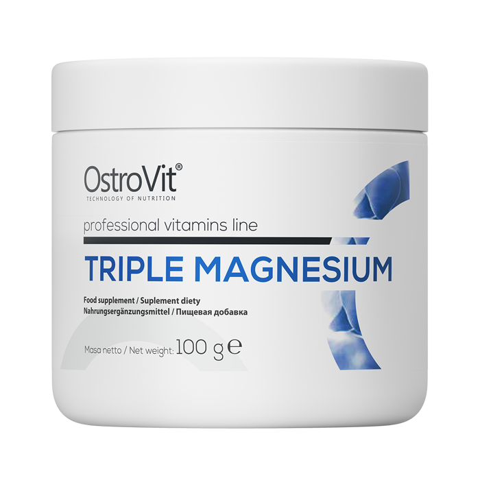 

Магний OstroVit Triple Magnesium 100 г (5903246223156)