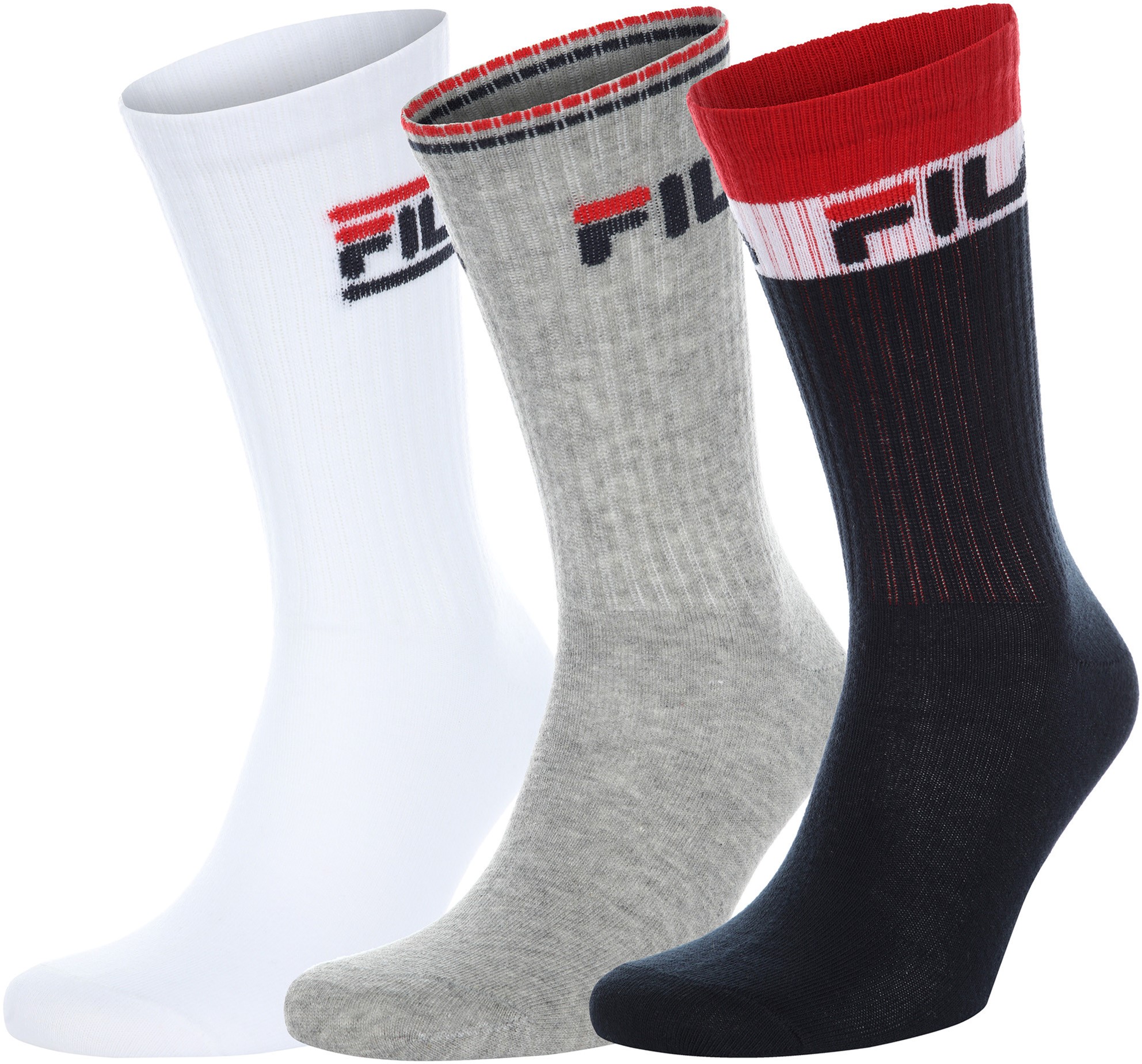 

Носки Fila 106999-WM 39-42 3 пары Белые с синим