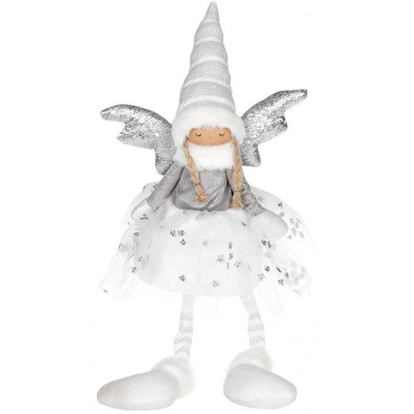 

Мягкая игрушка «Девочка-Ангел» White&Silver 26х15х57см