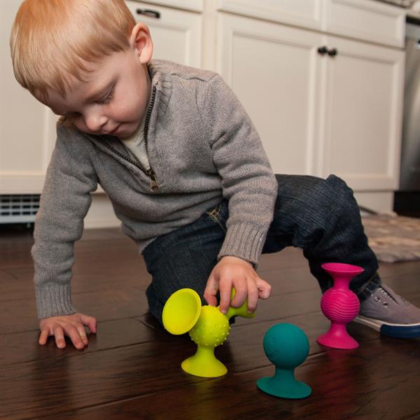 

Набор сенсорных погремушек на присосках Fat Brain Toys pipSquigz 3 шт (FA089-1)