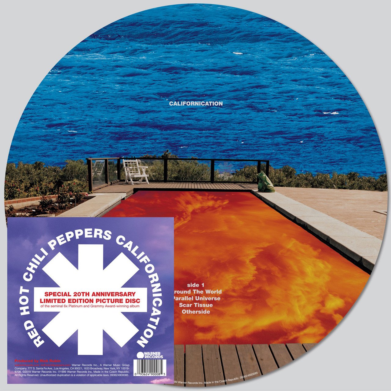 

Виниловая пластинка RED HOT CHILI PEPPERS CALIFORNICATION PICTURE DISC (EAN 0093624900085)