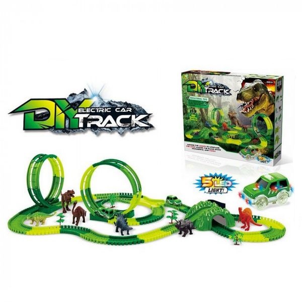 

Автотрек з машинкою та диназавром Magic Track (DR8001)