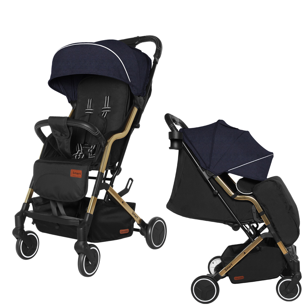 

Коляска прогулочная CARRELLO Smart CRL-5504 Ink Blue +дождевик