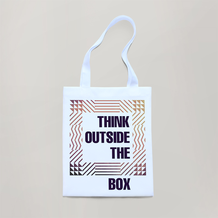 

Экосумка GUS "Think Outside the Box" габардин 32х38 см (SU138 - Сумки)
