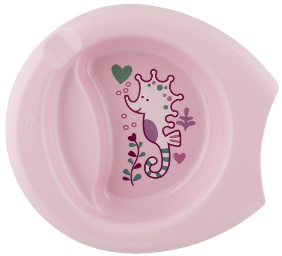 

Тарелка Chicco Easy Feeding Plate 6м+ Розовый (16001.40.10)