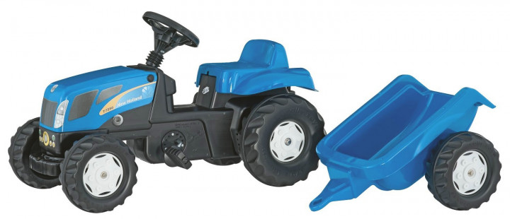 

Детский трактор на педалях Rolly Toys синий 13074