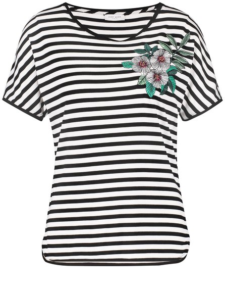 

Футболка Gerry Weber M Черно-белая 770322.35145