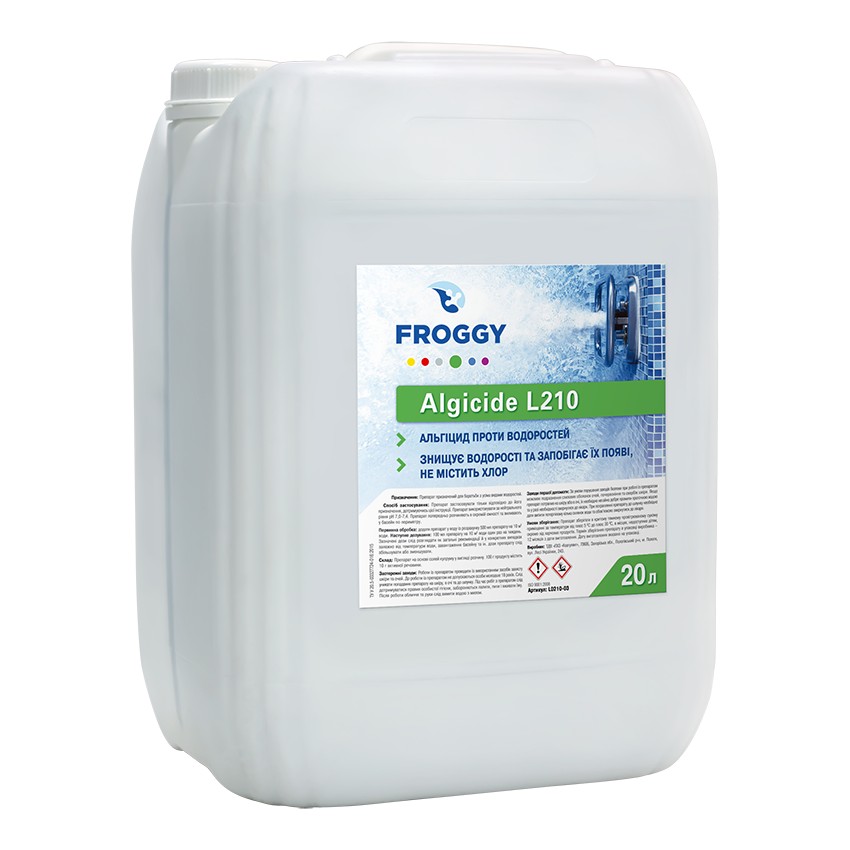 

Альгицид против водорослей Froggy ALGICIDE L210 , 20 л