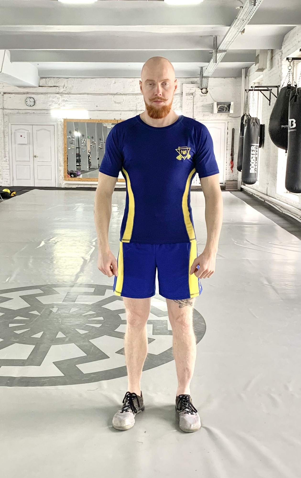 

Мужской спортивный комплект (Рашгард+шорты) Armm UA 1.0 FitU XL Синий 000151119