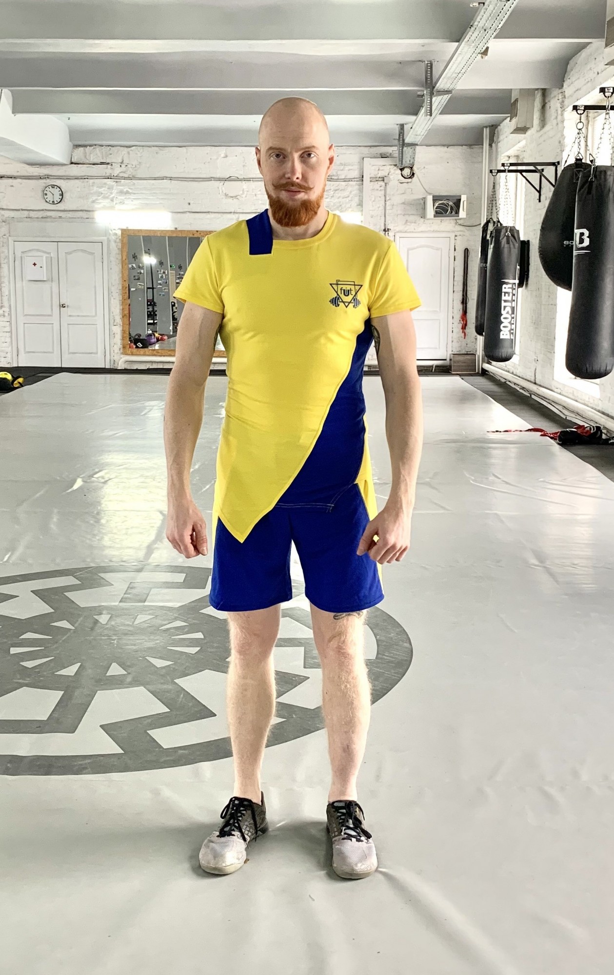 

Мужской спортивный комплект (Футболка+шорты) Grade b-yellow 1.0 FitU XL Желтый 000151351