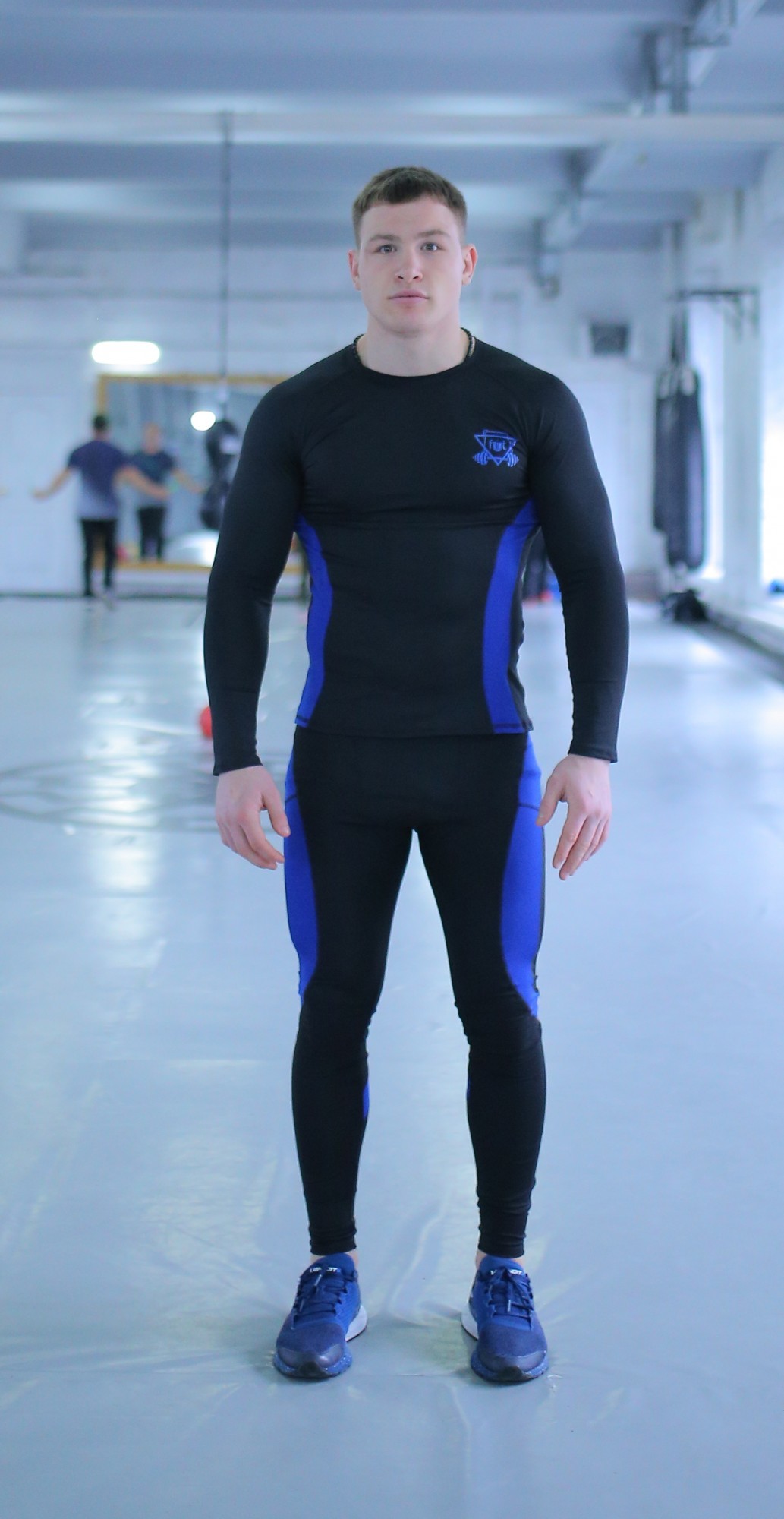 

Мужской спортивный комплект Rush blue 2.0 FitU XL Черный 000150783