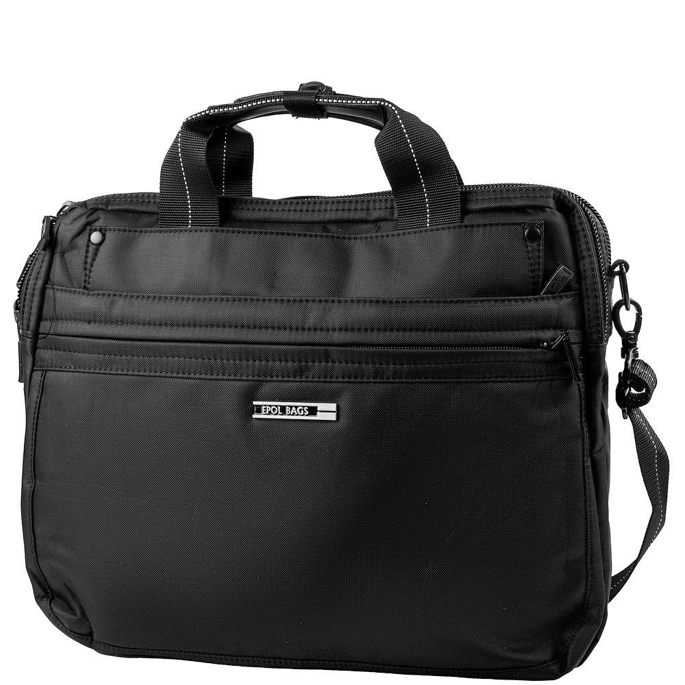 

Мужской портфель (VT-7076-black) Epol 34х27х11 см Черный 000148844