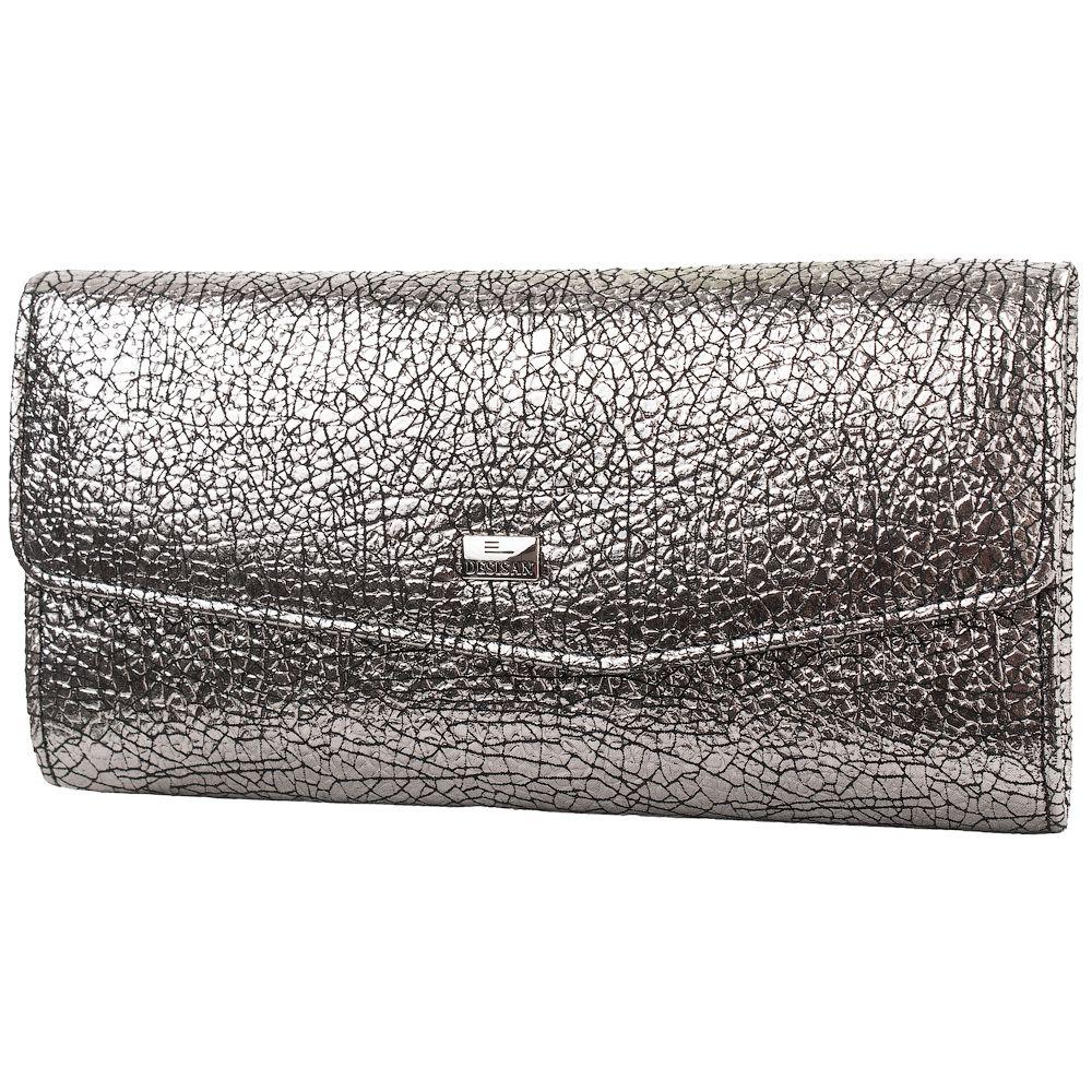 

Женский кожаный кошелек (SHI113-669) Desisan 18х9х2 см Серебряный 000148733
