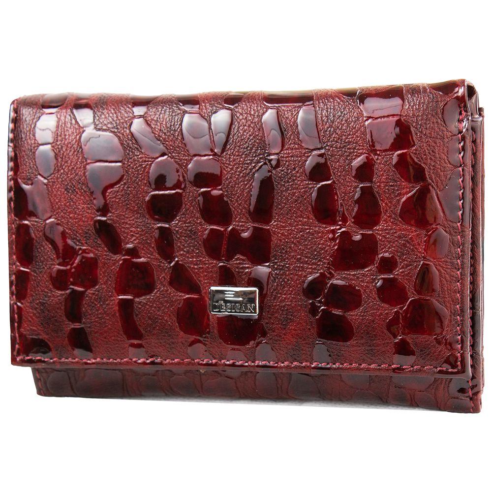 

Женский кожаный кошелек (SHI305-801) Desisan 12,5х8,6х2,8 см Бордовый 000148743