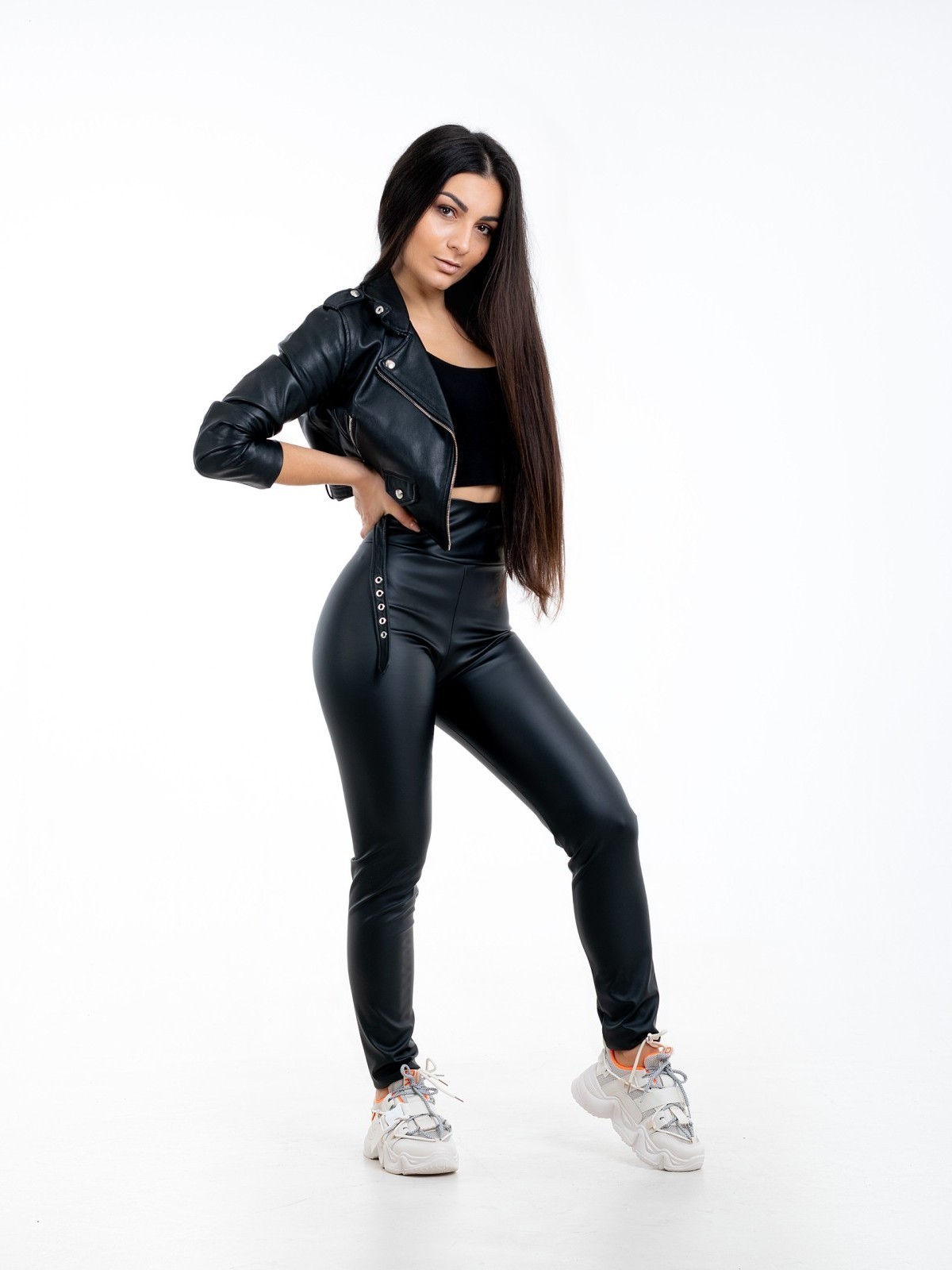 

Женские спортивные леггинсы Eco FitU L Черный 000151780