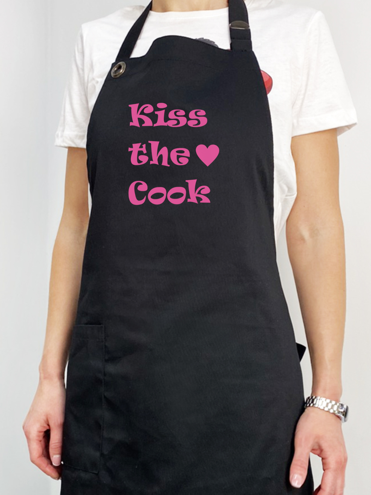 

Фартук FunkyShop "Kiss the cook" Черный