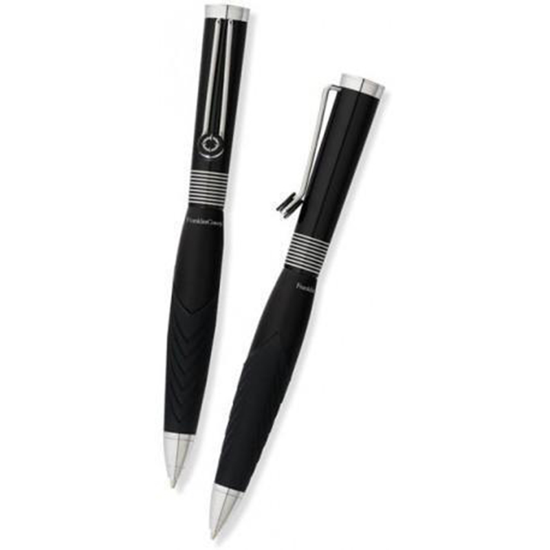 

Ручка шариковая Franklin Covey Norwich black + chrome (Fn0062im-1)