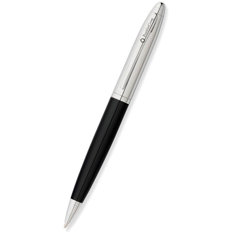 

Ручка шариковая Franklin Covey Lexington black + chrome (Fn0012-1)
