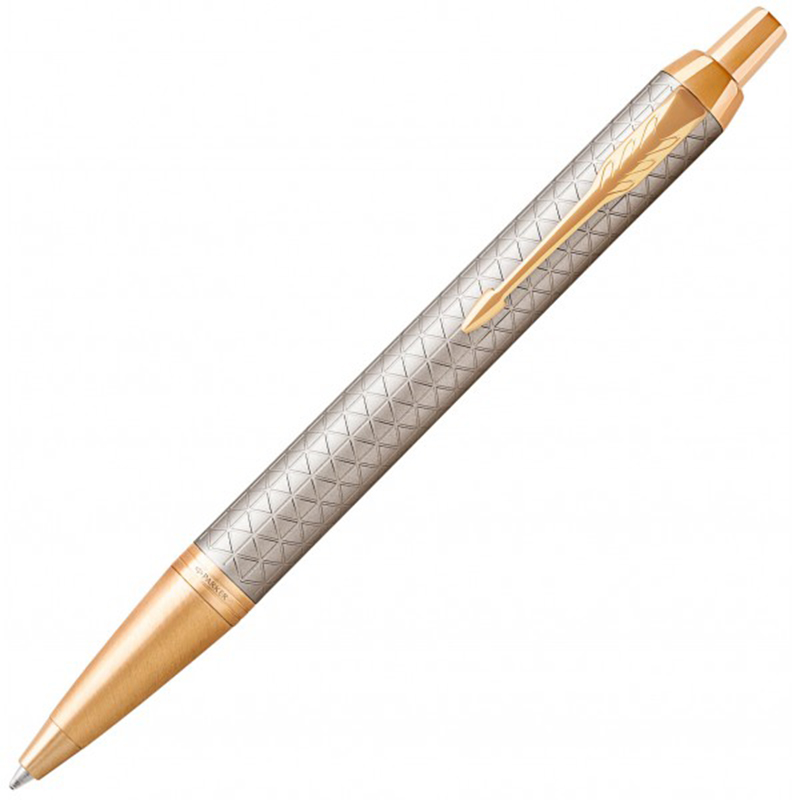 

Ручка шариковая Parker IM Premium warm silver (24132)