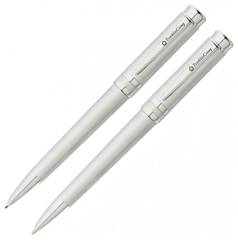 

Набор Franklin Covey Greenwich ручка + карандаш satin + chrome (Fn0021-1)