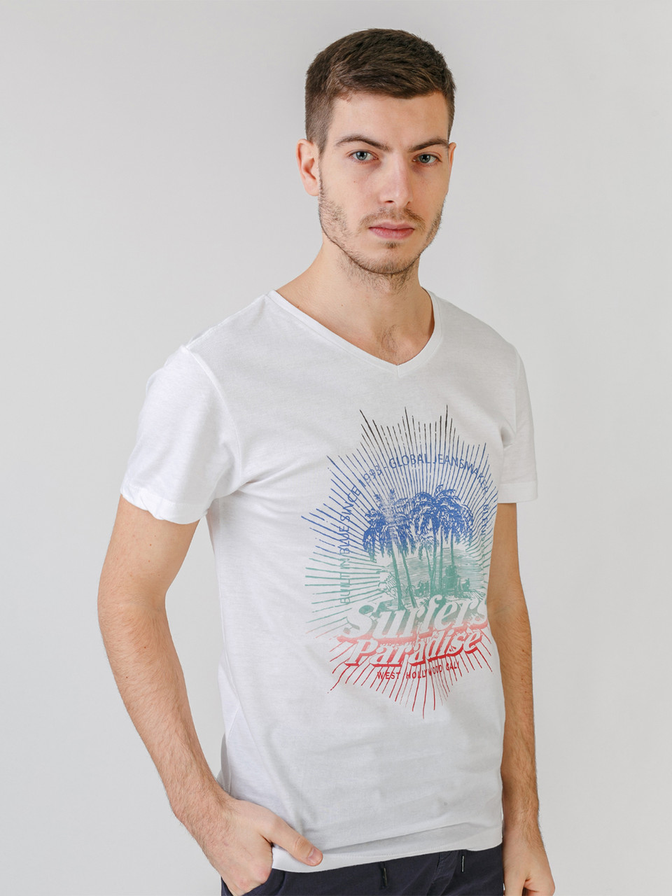 

Футболка мужская Blend белая, Футболка мужская Blend белая L