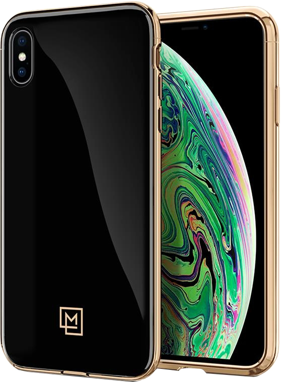 

Панель Spigen La Manon Calin для Apple iPhone Xs Max Black-Gold