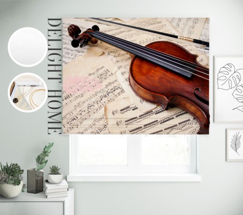 

Римская штора с фотопечатью 00-254 система Light I&H Блекаут Нова 250*170 см