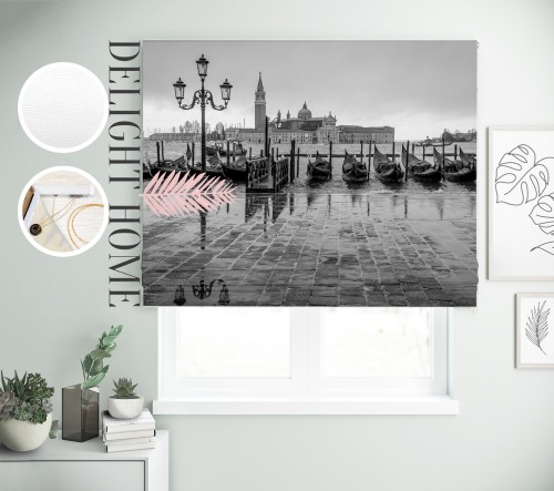 

Римская штора с фотопечатью 00-583 система Light I&H Блекаут Нова 260*170 см