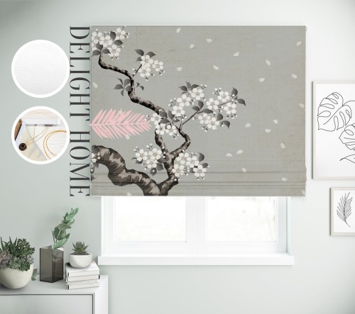 

Римская штора с фотопечатью 02-194 система Light I&H Блекаут Нова 40*170 см