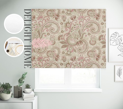 

Римская штора с фотопечатью 02-192 система Light I&H Блекаут Нова 180*170 см