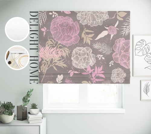 

Римская штора с фотопечатью 02-188 система Prestige I&H Блекаут Нова 280*170 см