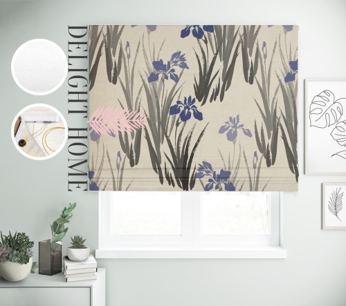 

Римская штора с фотопечатью 02-190 система Light I&H Блекаут Нова 40*170 см