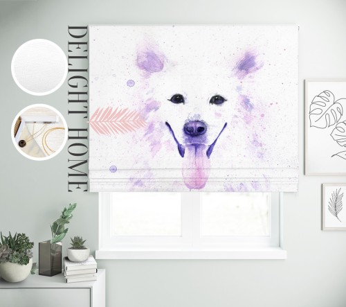 

Римская штора с фотопечатью 04-008 система Light I&H Блекаут Нова 60*170 см