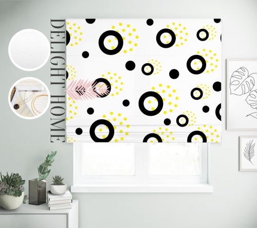 

Римская штора с фотопечатью 08-056 система Light I&H Блекаут Нова 100*170 см