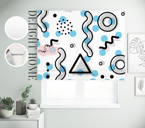 

Римская штора с фотопечатью 08-054 система Prestige I&H Блекаут Нова 200*170 см