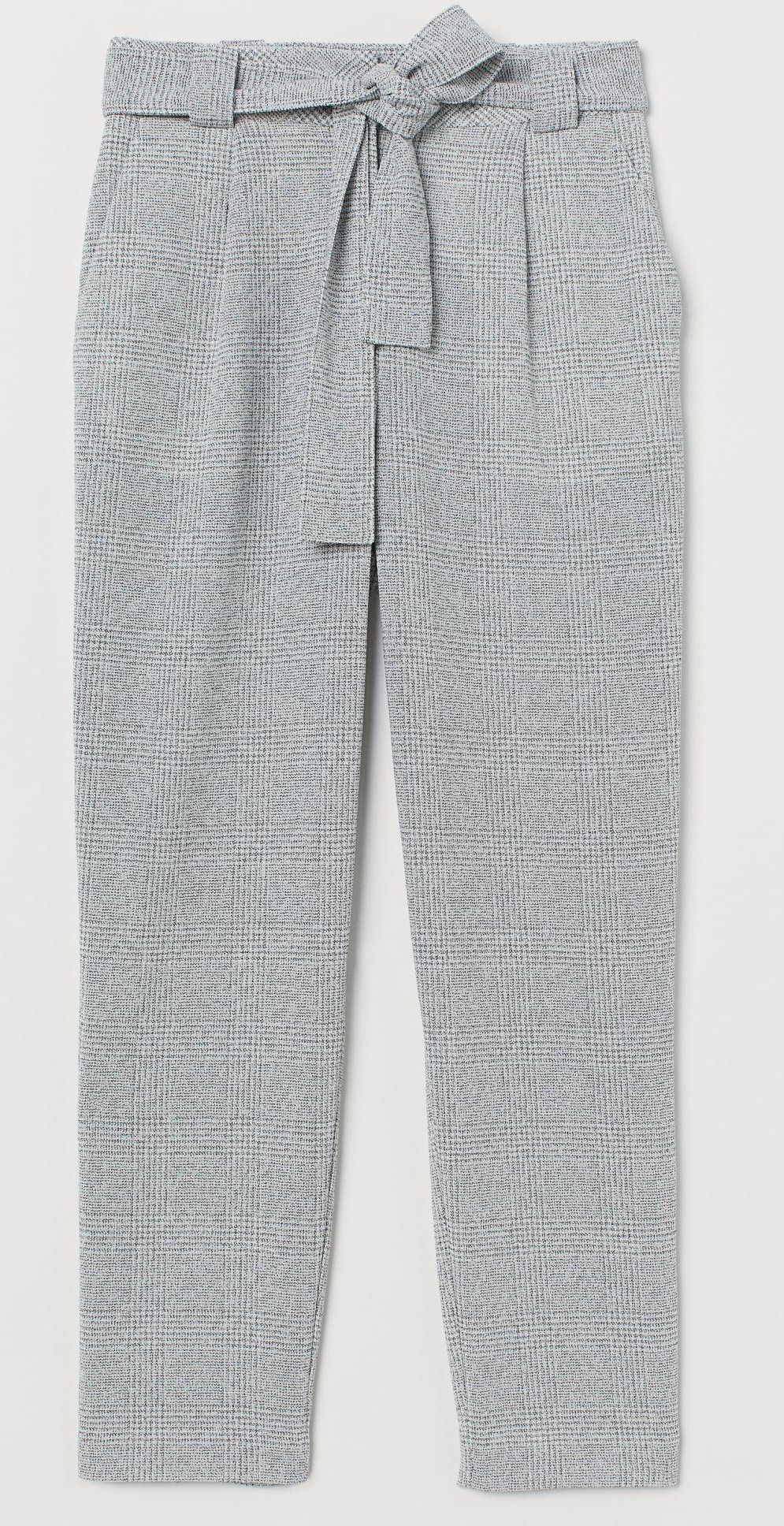 

Брюки H&M 7496151-ABBE 44 Белые с черным