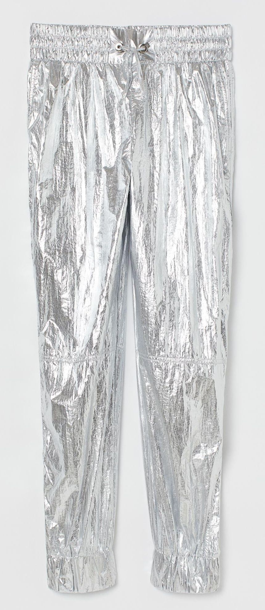 

Брюки H&M 8077920-ACXA S Серебристые