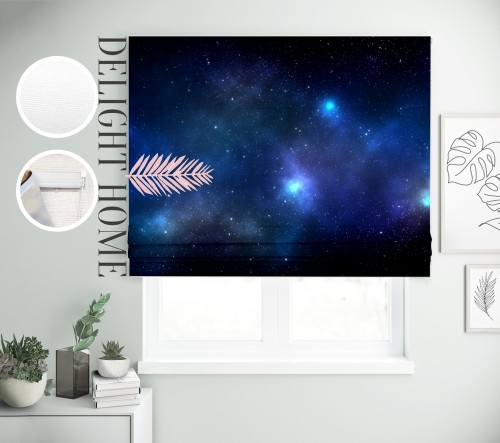 

Римская штора с фотопечатью 07-008 система Prestige I&H Блекаут Нова 130*170 см