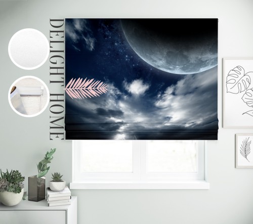 

Римская штора с фотопечатью 08-101 система Prestige I&H Блекаут Нова 200*170 см