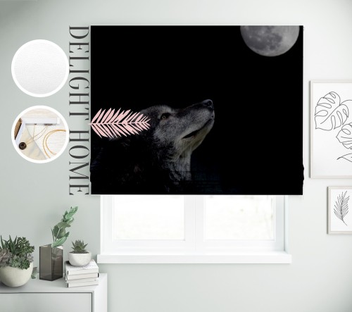 

Римская штора с фотопечатью 08-108 система Light I&H Блекаут Нова 70*170 см