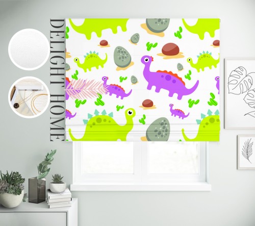 

Римская штора с фотопечатью 09-010 система Light I&H Блекаут Нова 160*170 см