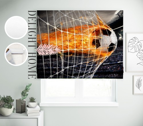

Римская штора с фотопечатью 10-038 система Prestige I&H Блекаут Нова 90*170 см