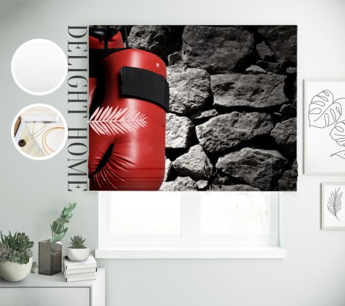 

Римская штора с фотопечатью 10-803 система Light I&H Блекаут Нова 90*170 см