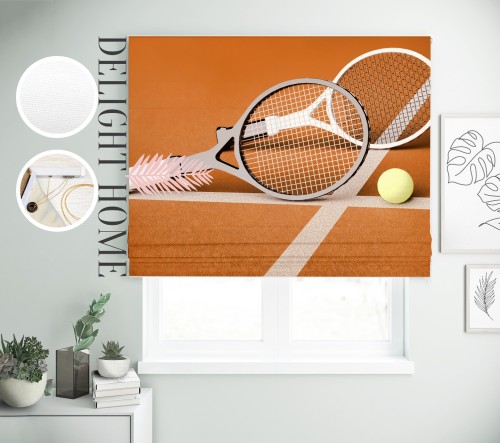 

Римская штора с фотопечатью 10-837 система Light I&H Блекаут Нова 190*170 см