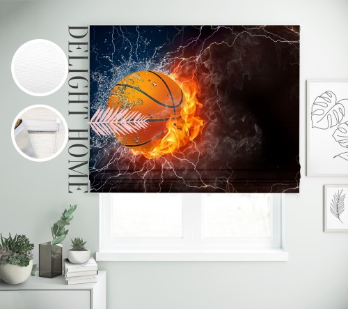 

Римская штора с фотопечатью 10-540 система Prestige I&H Джуси велюр 270*170 см